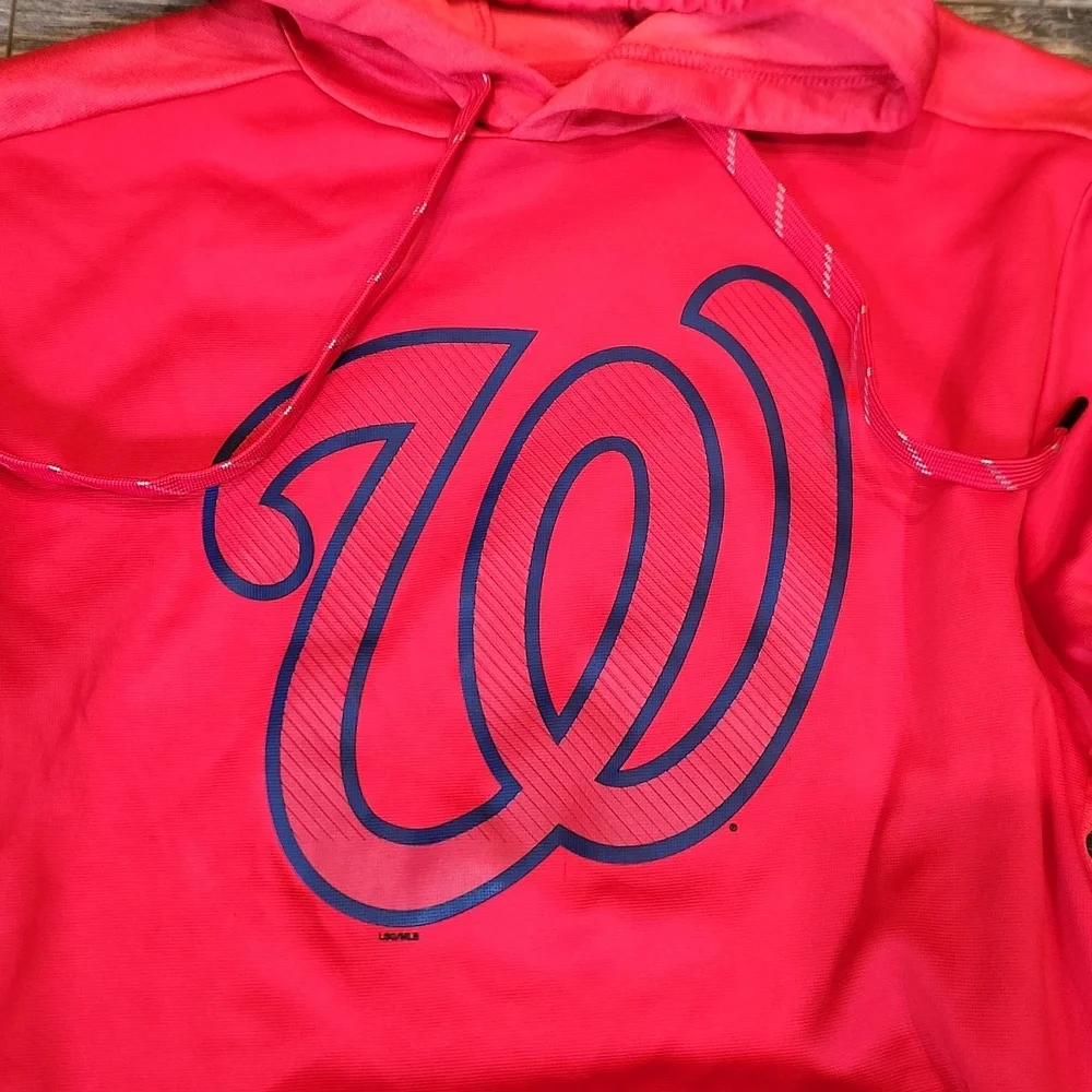 EUC Genuine Merchandise Washington Nationals Men's sz M Sweatshirt w/hoodie - Picture 3 of 8